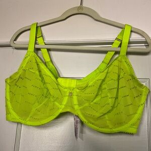 Savage X Fenty Neon Yellow Bra